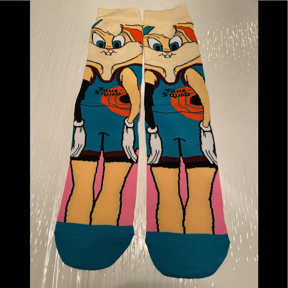 Looney Tunes Lola Bunny Space Jam 360 Character Crew Socks Tune Squad
